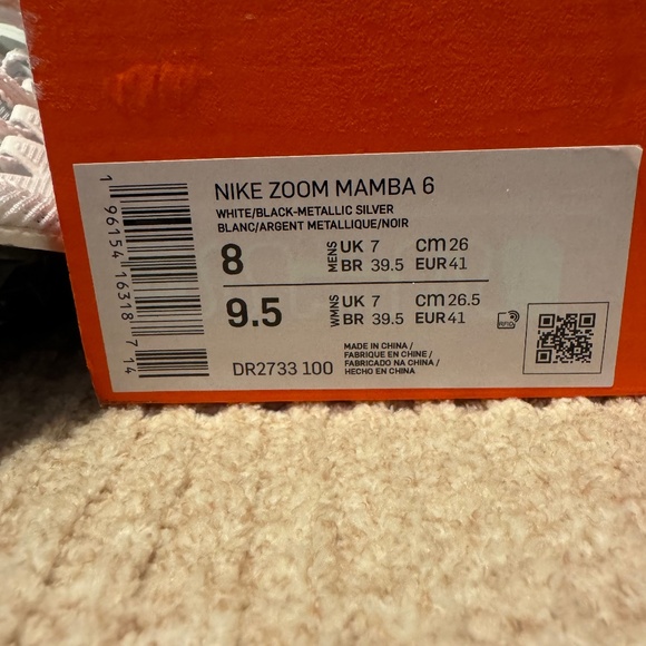 Nike | Track & Field Zoom Mamba 6 Track Shoes Unisex | M 8/W 9.5 - Picture 3 of 14